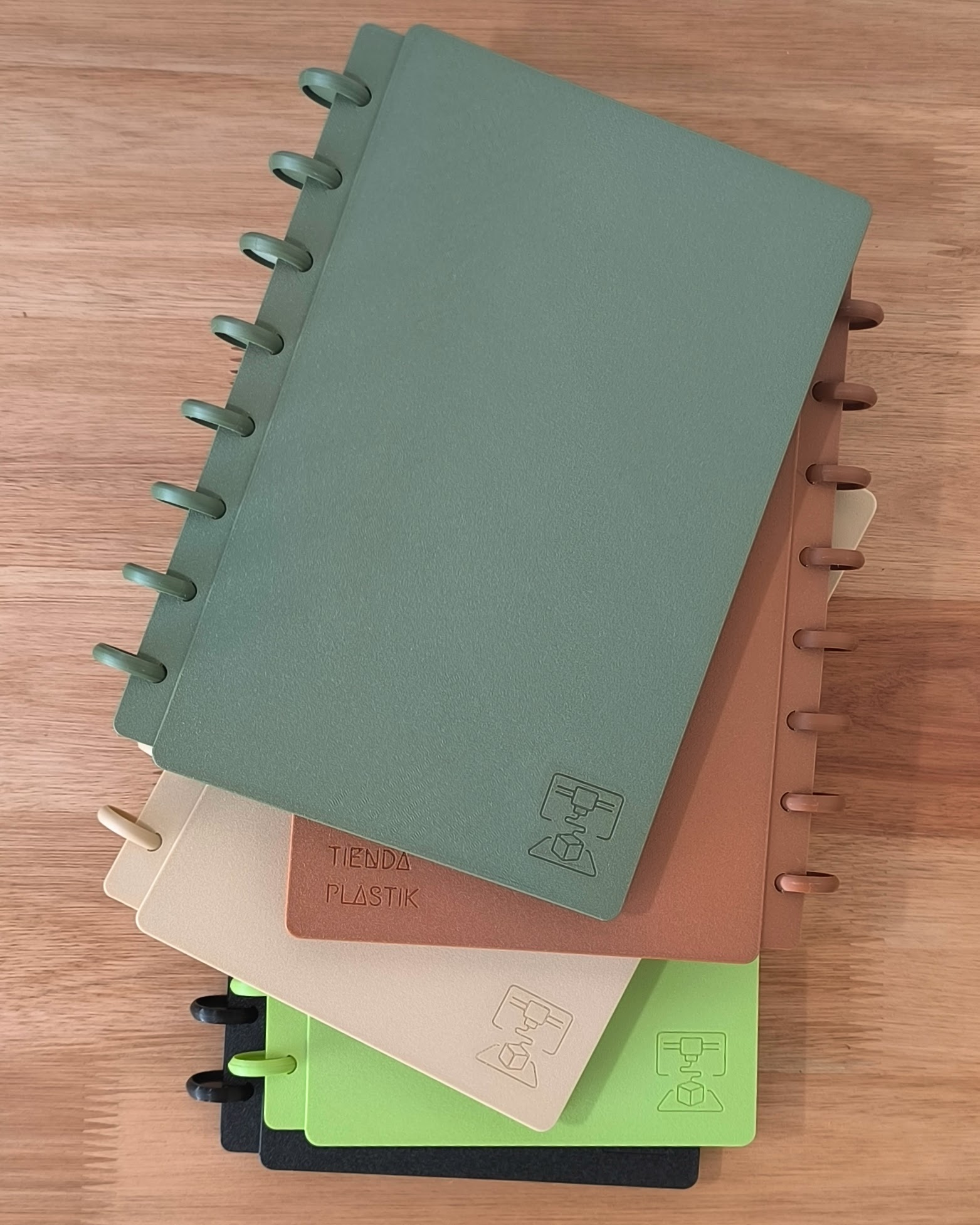 Cuadernos Plastik impresos en 3D