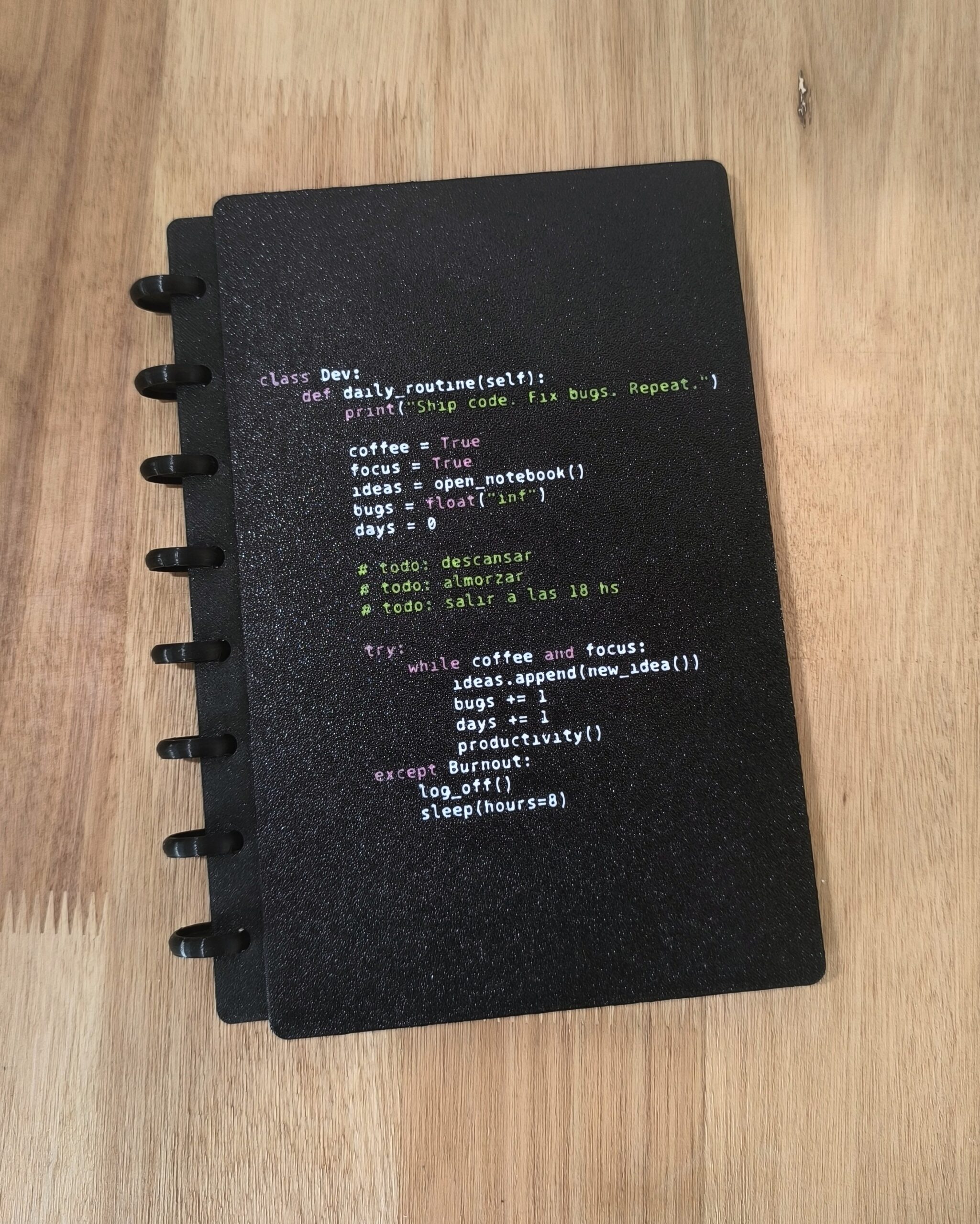 Cuaderno Plastik A5 - DEV
